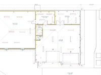 DG E3b floorplan  July 2014 - The floorplan I designed with Home Designer Essentials 10 There is a 12 foot wide door for the boat and a 10 foot wide door for the SUV.