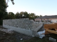 IMG 1561  Just starting to work on day 2 of building the exterior walls.