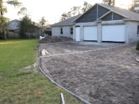 IMG 1741  I requested that the driveway be built as close as possible to our property line to give me as much space as possible when maneuvering the boat into/out of the detached garage.