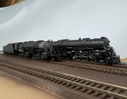 20190119_081919 I plan to run 2-8-8-2 (prototypical) and 2-6-6-4 (on loan - non prototypical) as helper locomotives.