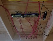20190203_170513 Wiring the 17 track power switches. Because of the relatively long