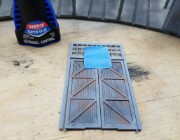 20180317_064914 Installing the front door frames and doors was a PITA because I needed three small hands to hold the three parts in order to get the door pins lined up. But...